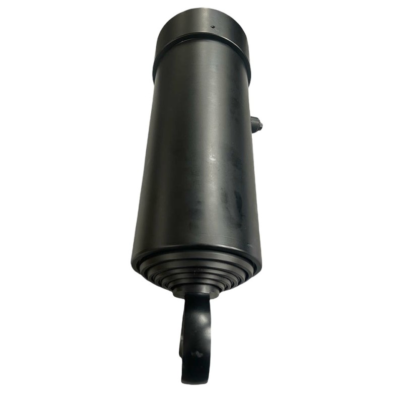 Multi-Stage, Long-Stroke Hydraulic Cylinder for Dump Trucks