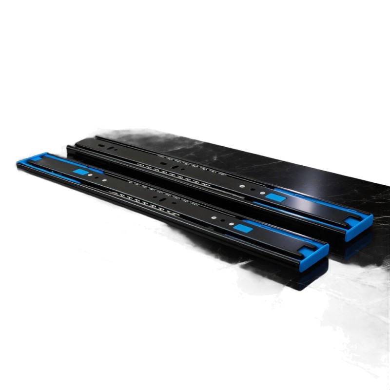 Push-to-Open, Full-Extension, 3-Fold Drawer Slides