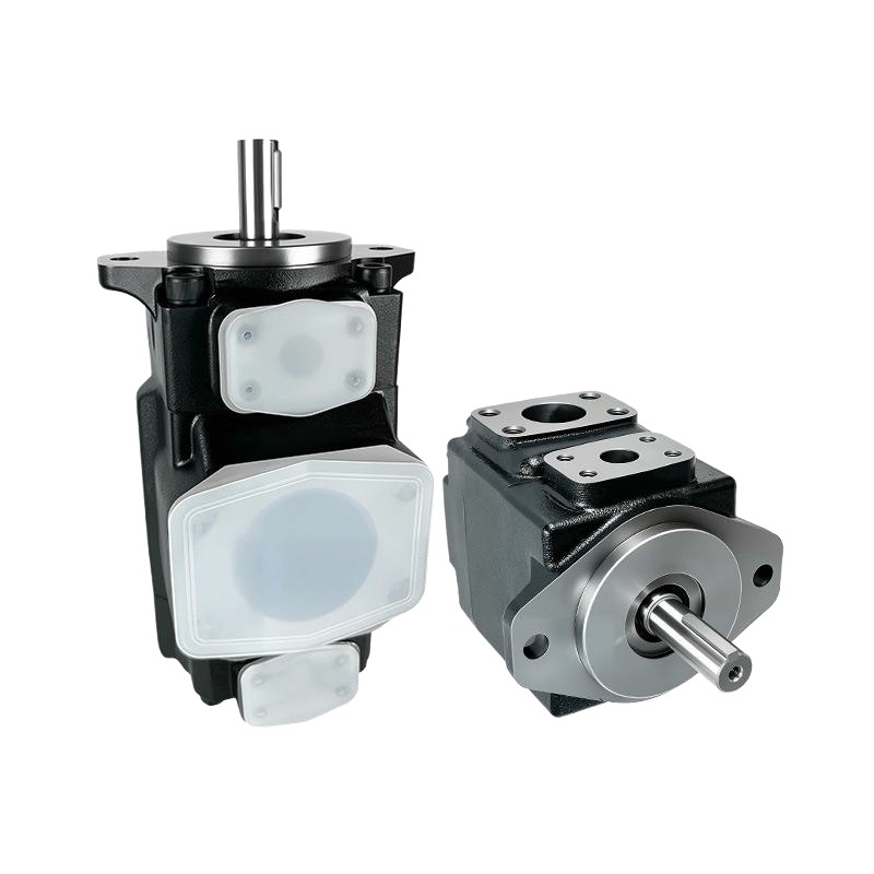 High-Pressure, Double-Acting, Multi-Stage Vane Oil Pump