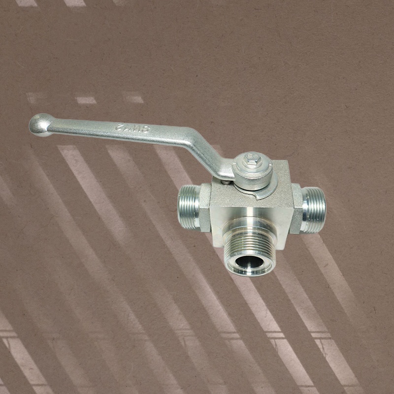 High-Pressure, Corrosion-Resistant Hydraulic 3-Way Ball Valve