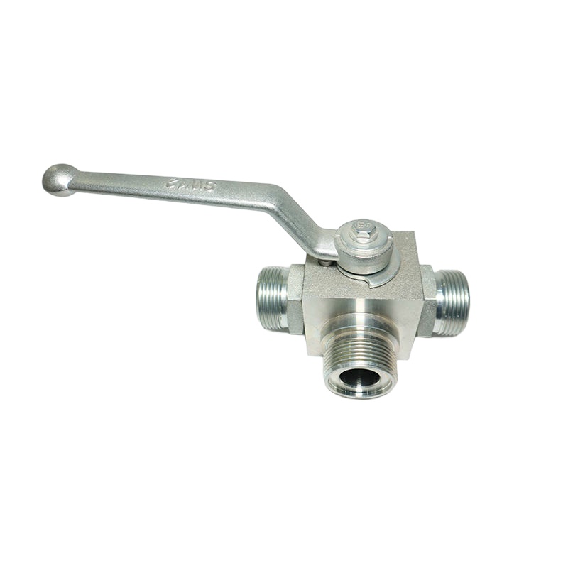 High-Pressure, Corrosion-Resistant Hydraulic 3-Way Ball Valve